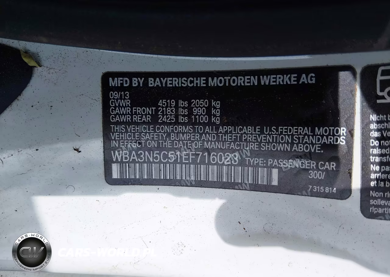 2014 BMW 428I xDrive VIN:WBA3N5C51EF716023 - 9