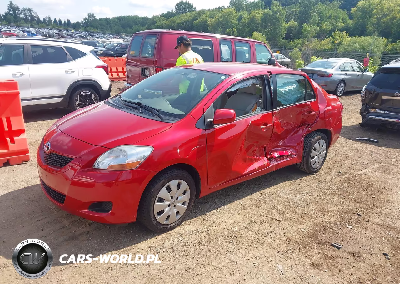 2010 Toyota Yaris VIN:JTDBT4K39A1361687 - 2