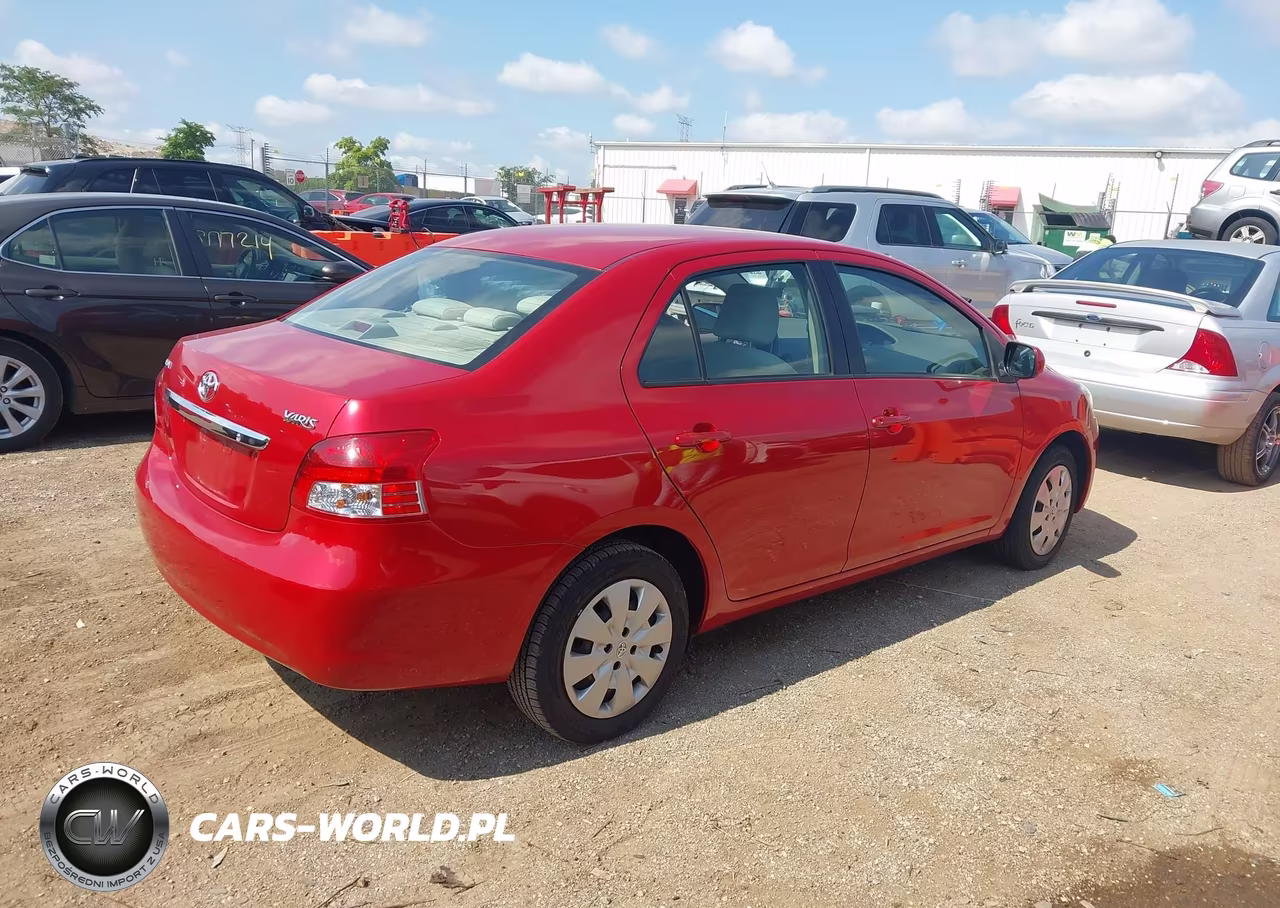 2010 Toyota Yaris VIN:JTDBT4K39A1361687 - 4