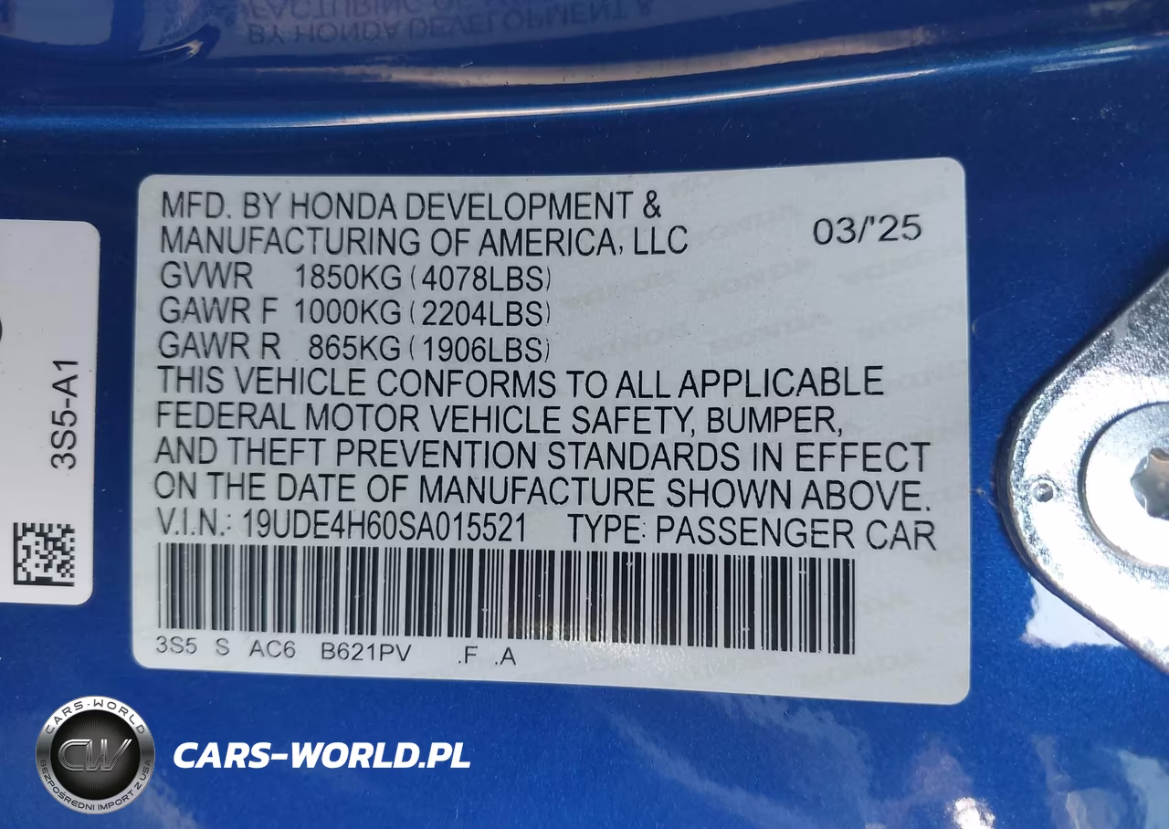2025 Acura Integra A-Spec Technology VIN:19UDE4H60SA015521 - 9