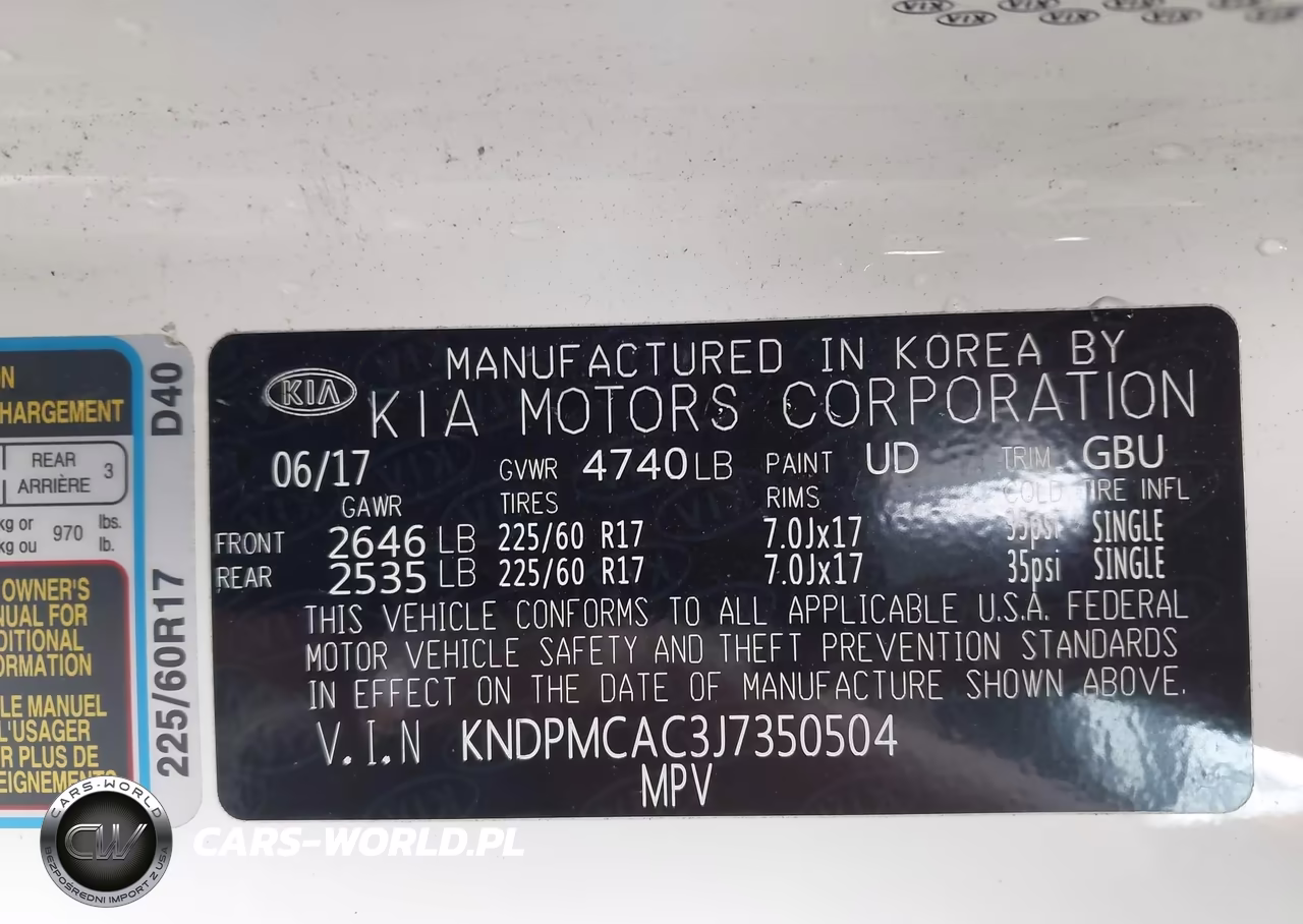 2018 Kia Sportage Lx VIN:KNDPMCAC3J7350504 - 9