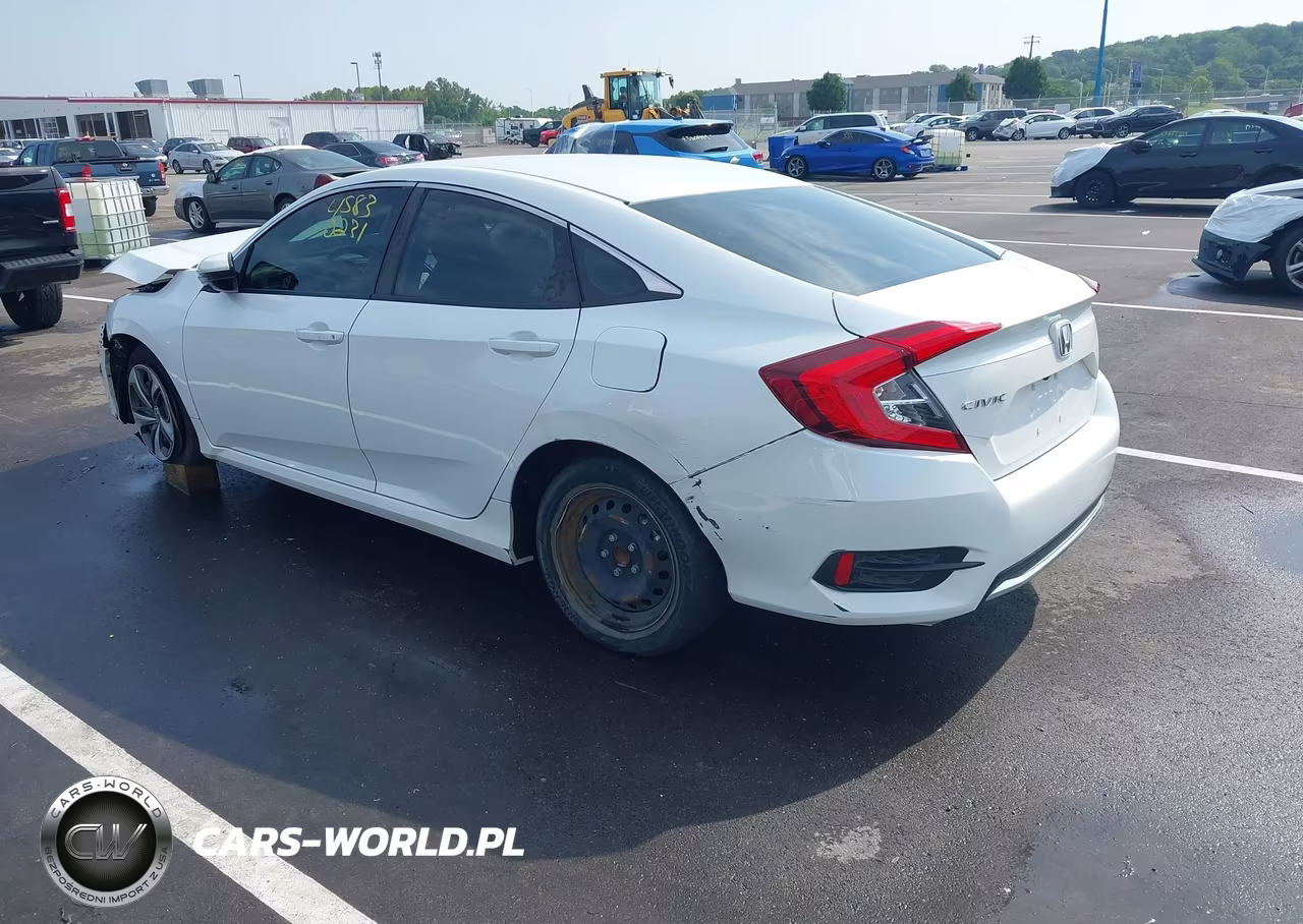 2021 Honda Civic Lx VIN:19XFC2F61ME001793 - 3