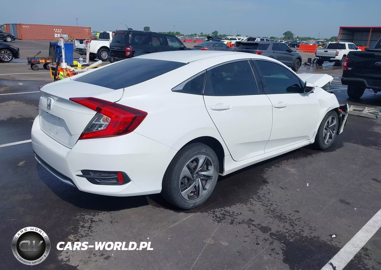 2021 Honda Civic Lx VIN:19XFC2F61ME001793 - 4
