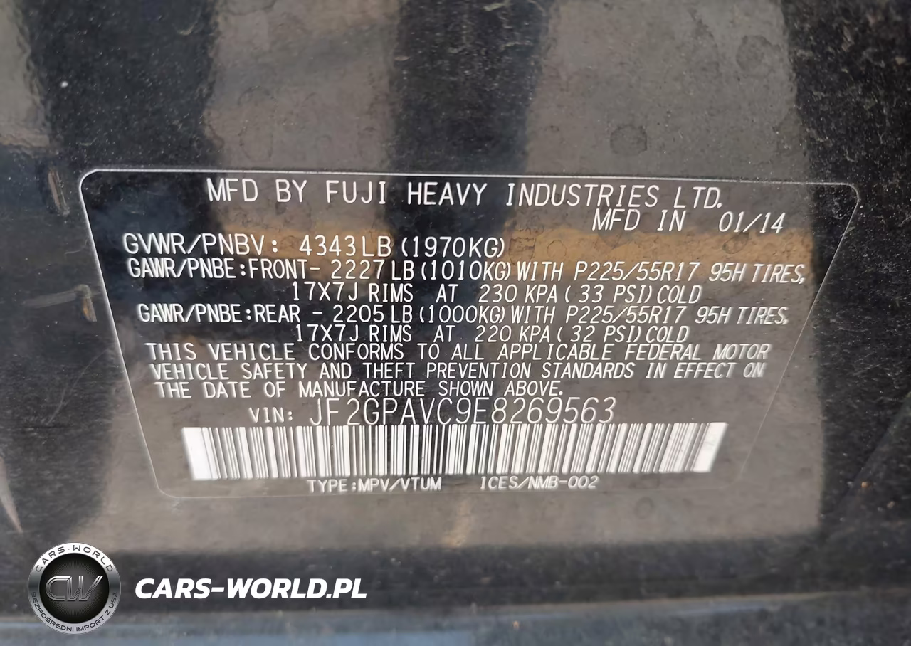 2014 Subaru Xv Crosstrek 2.0I Premium VIN:JF2GPAVC9E8269563 - 9