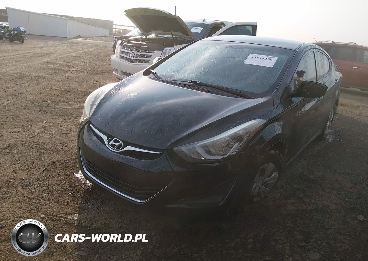 2016 Hyundai Elantra Se VIN:5NPDH4AE9GH706439 - 2