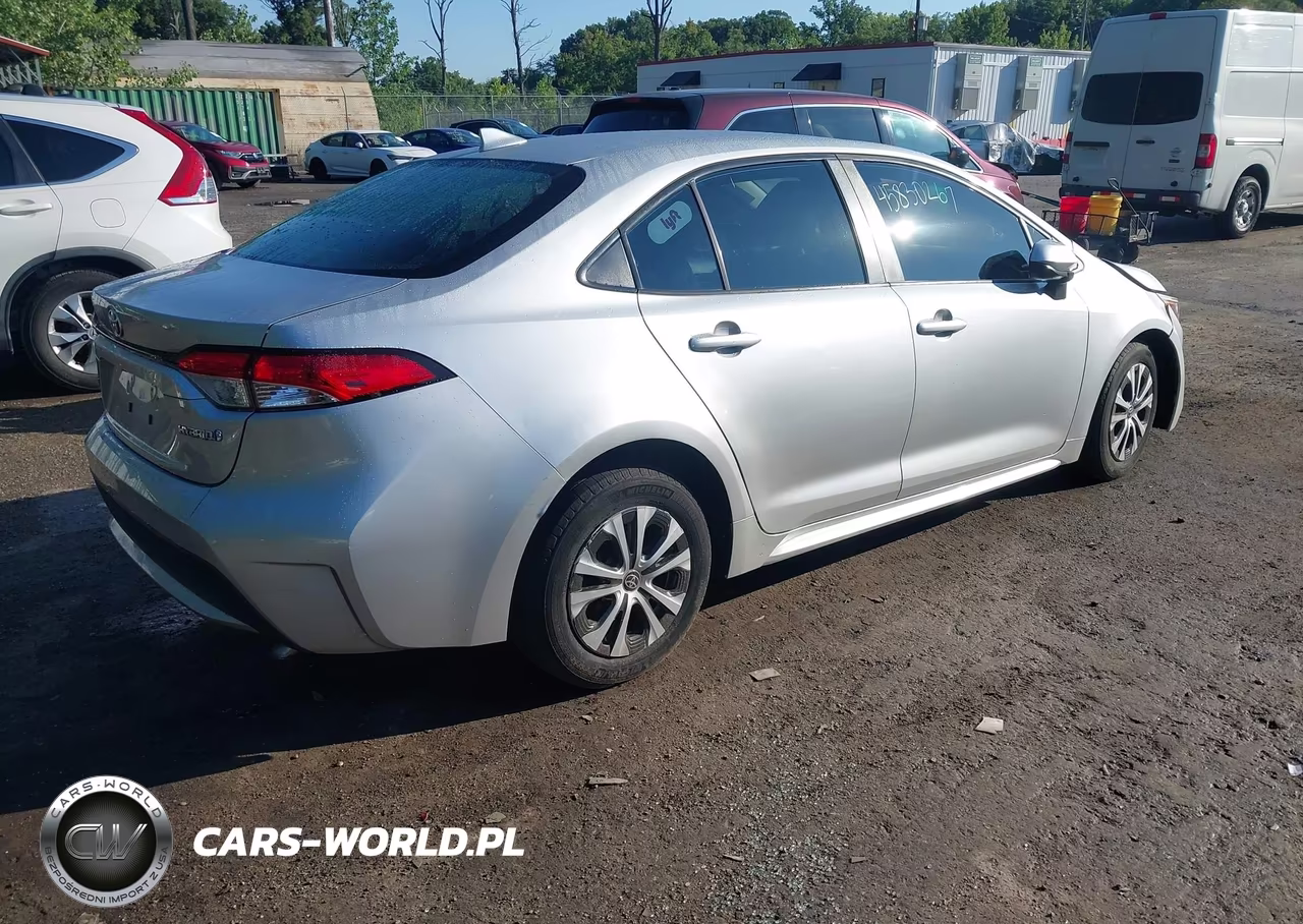2021 Toyota Corolla Hybrid Le VIN:JTDEAMDE9MJ006587 - 4