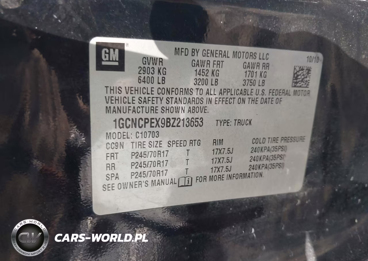 2011 Chevrolet Silverado 1500 Work Truck VIN:1GCNCPEX9BZ213653 - 9