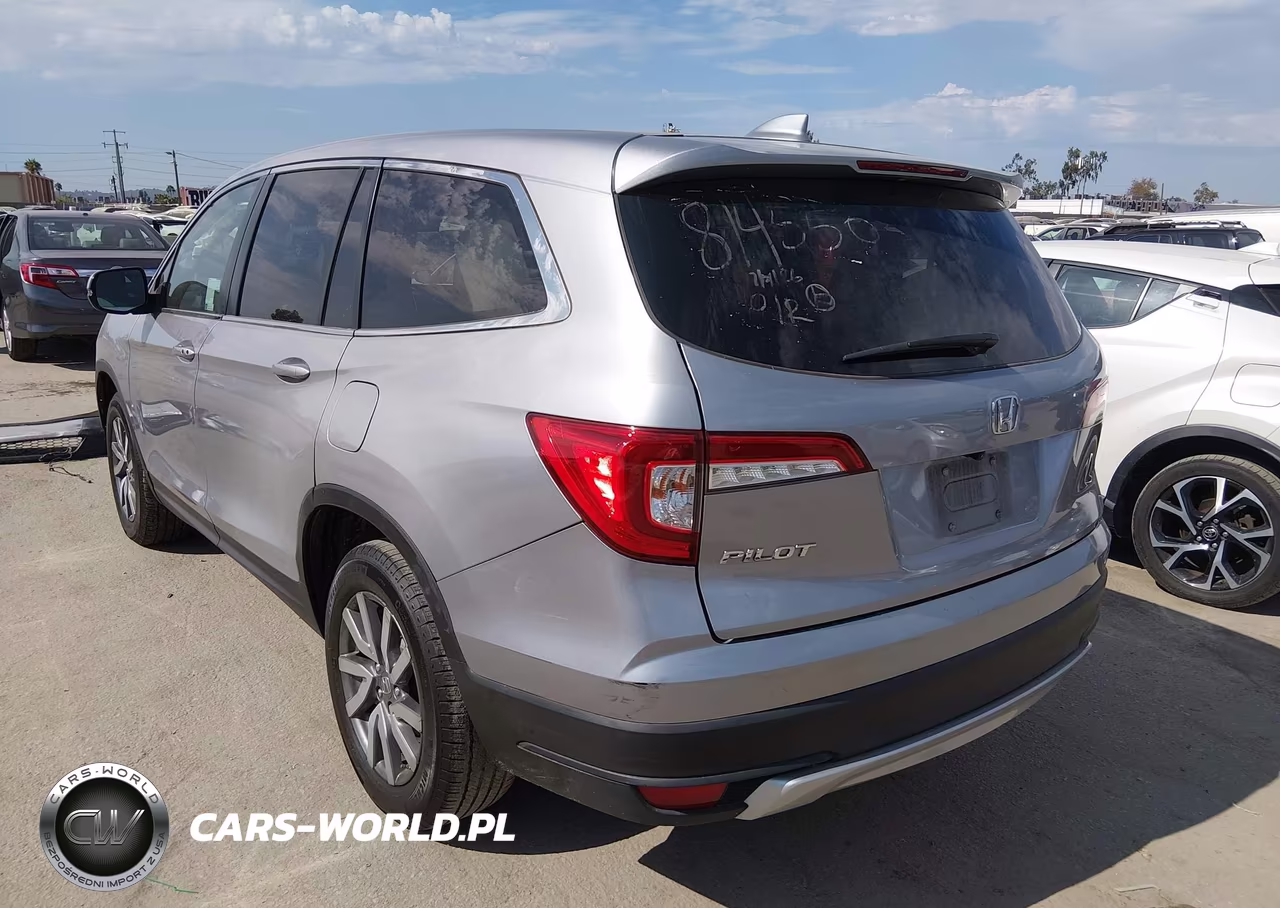 2019 Honda Pilot Ex VIN:5FNYF5H32KB025838 - 3