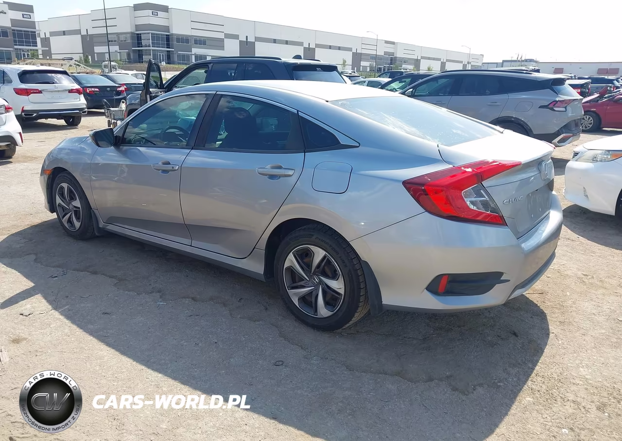 2019 Honda Civic Lx VIN:19XFC2F62KE049557 - 3