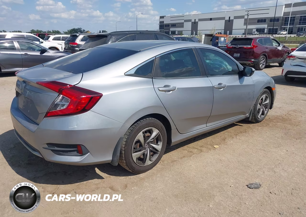 2019 Honda Civic Lx VIN:19XFC2F62KE049557 - 4