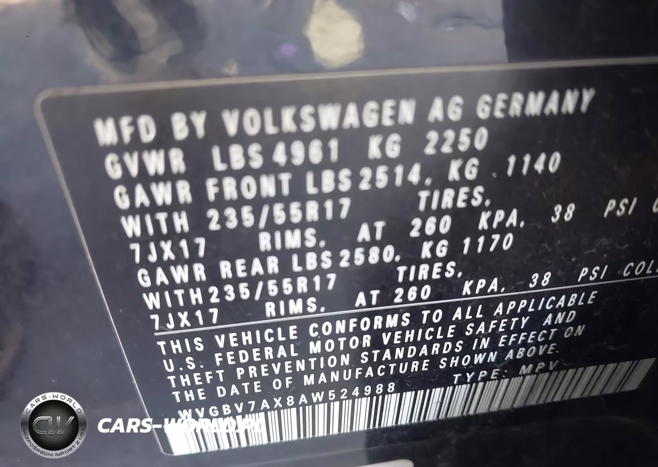 2010 Volkswagen Tiguan Wolfsburg Edition VIN:WVGBV7AX8AW524988 - 9