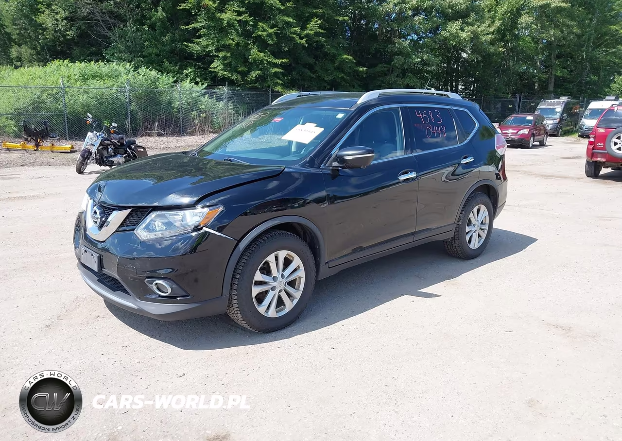 2015 Nissan Rogue Sv VIN:KNMAT2MV5FP519963 - 2
