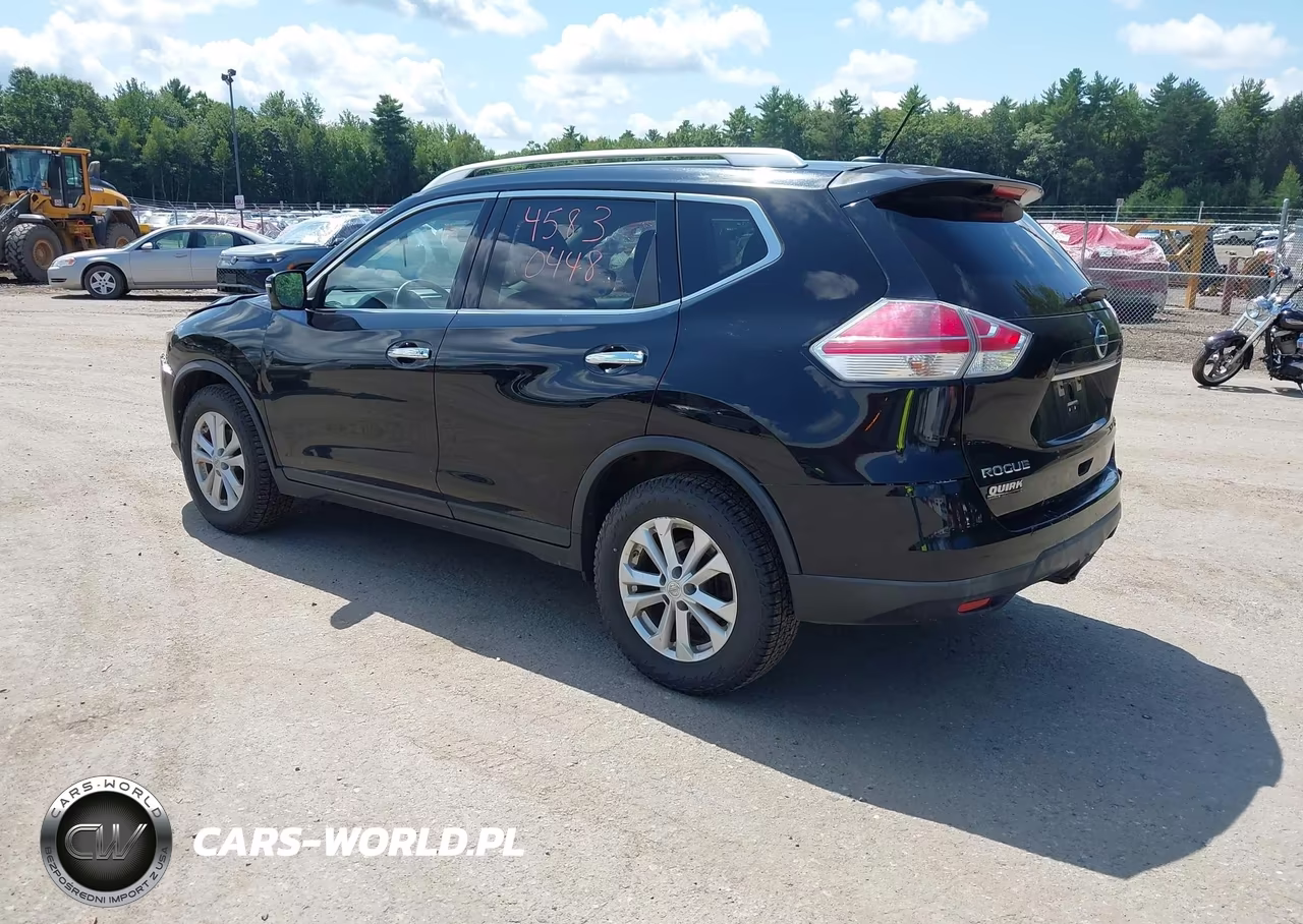 2015 Nissan Rogue Sv VIN:KNMAT2MV5FP519963 - 3