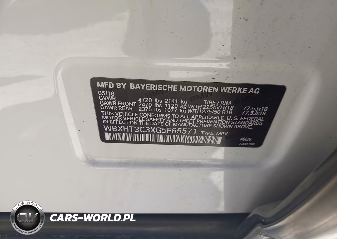 2016 BMW X1 xDrive28I VIN:WBXHT3C3XG5F65571 - 9