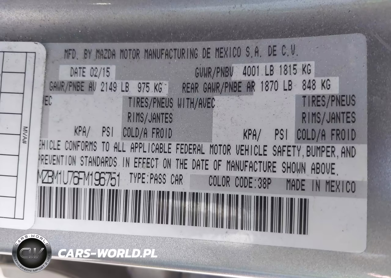 2015 Mazda Mazda3 I Sport VIN:3MZBM1U76FM196751 - 9