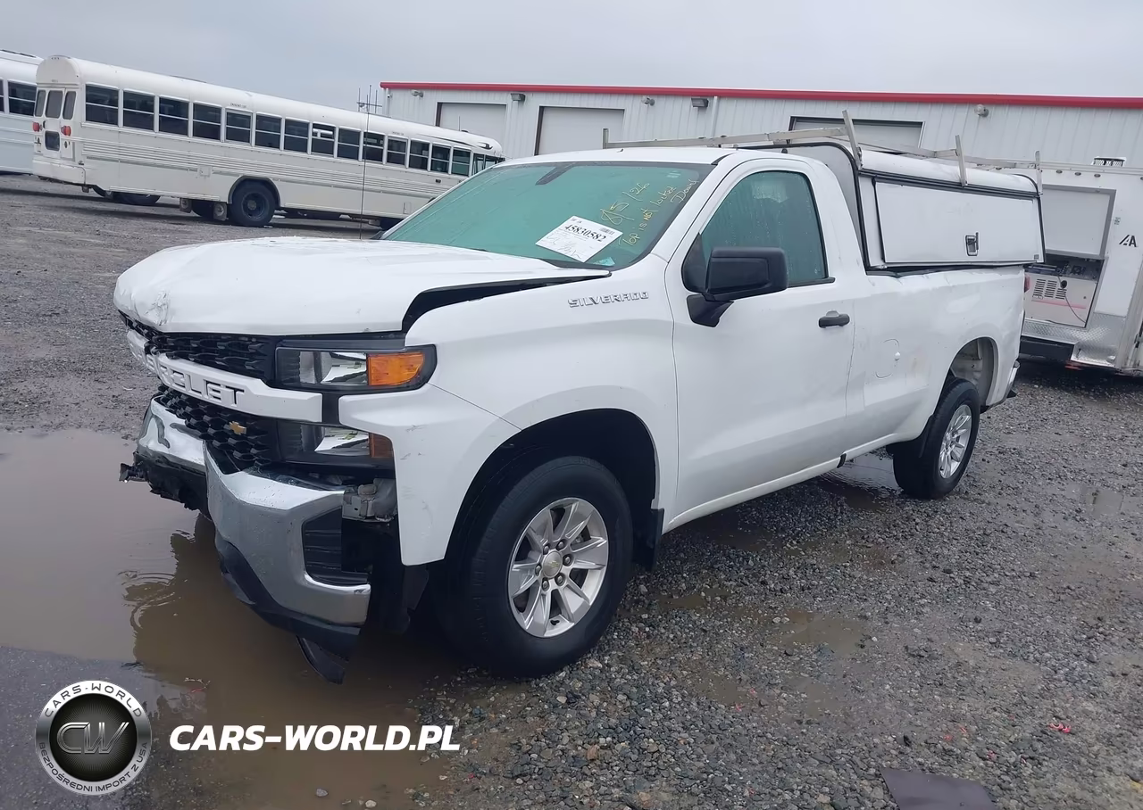 2020 Chevrolet Silverado 1500 2Wd Long Bed Wt VIN:3GCNWAEF6LG290381 - 2