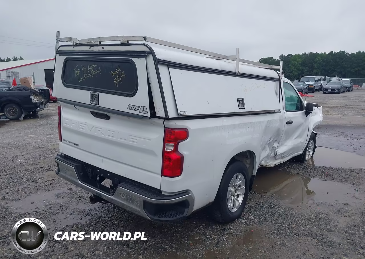 2020 Chevrolet Silverado 1500 2Wd Long Bed Wt VIN:3GCNWAEF6LG290381 - 4