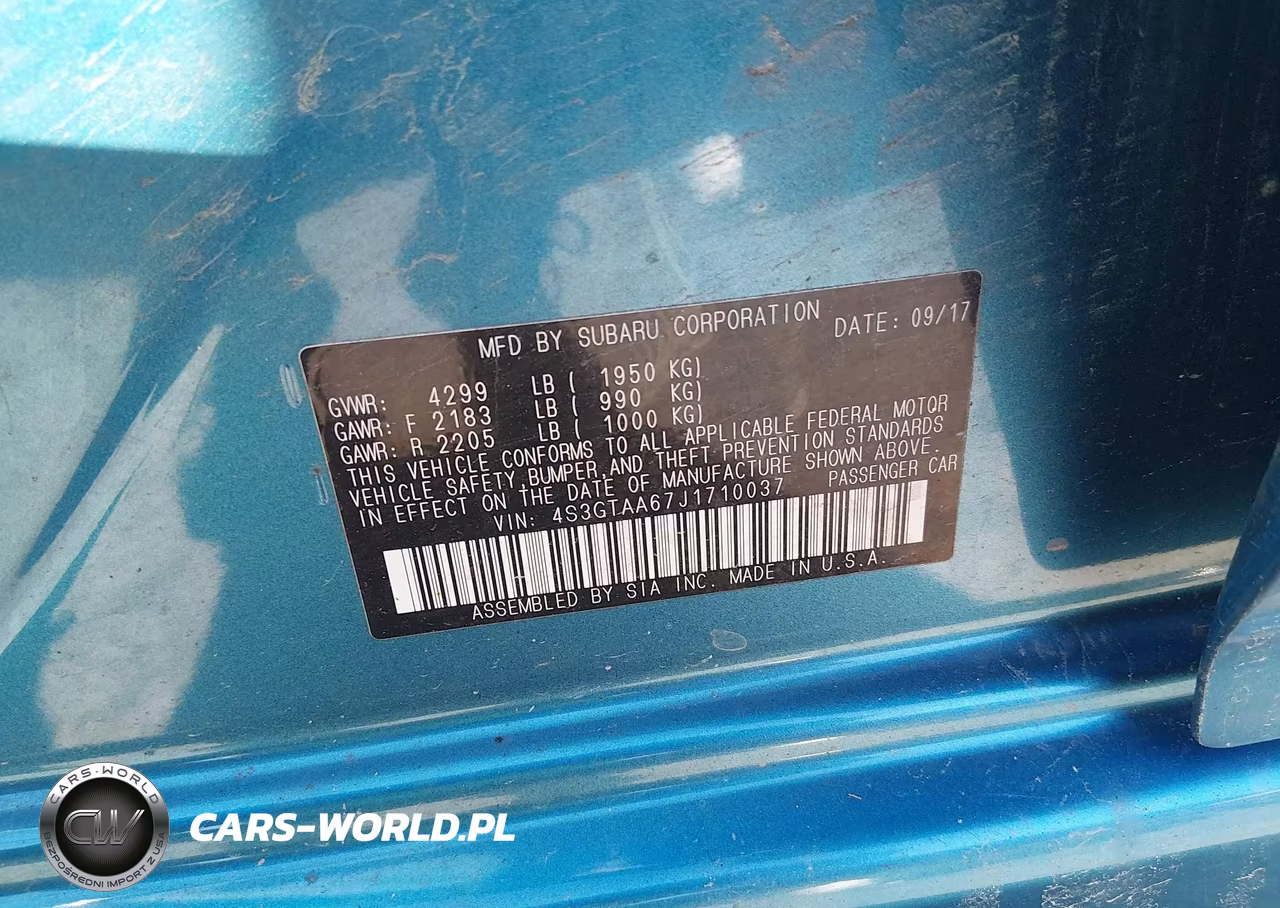 2018 Subaru Impreza 2.0I VIN:4S3GTAA67J1710037 - 9