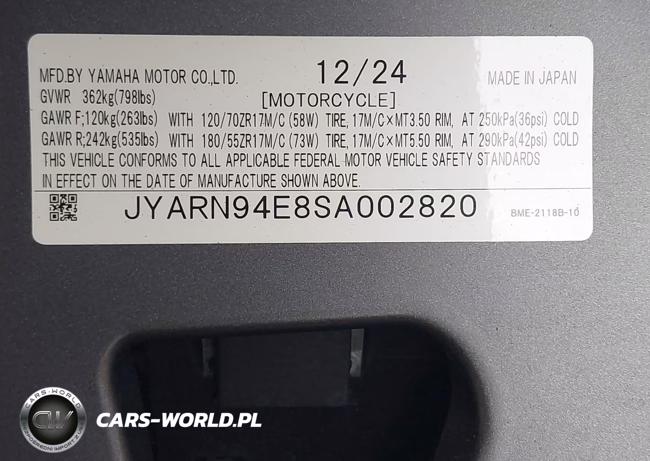 2025 Yamaha Mt09 VIN:JYARN94E8SA002820 - 10