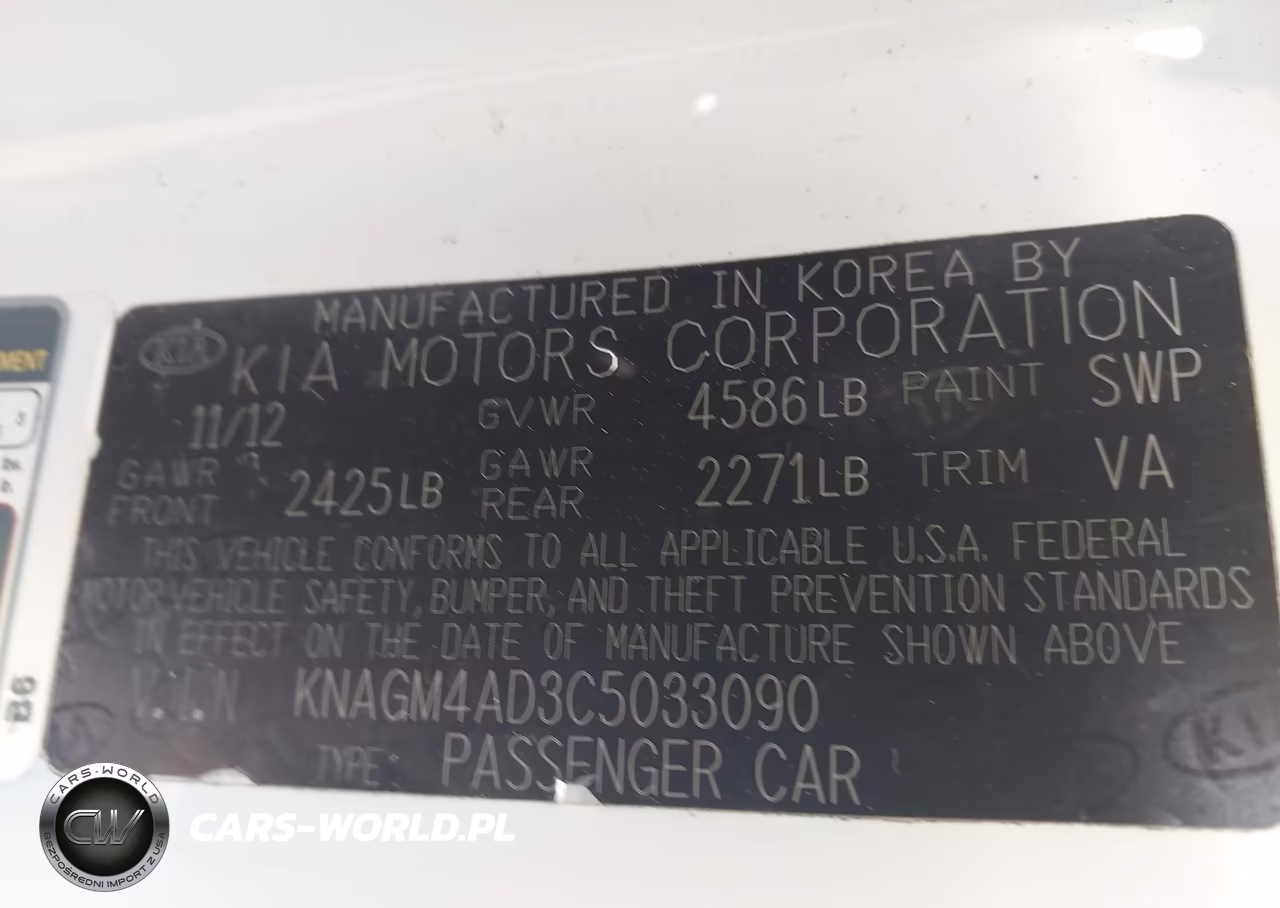 2012 Kia Optima Hybrid Ex VIN:KNAGM4AD3C5033090 - 8