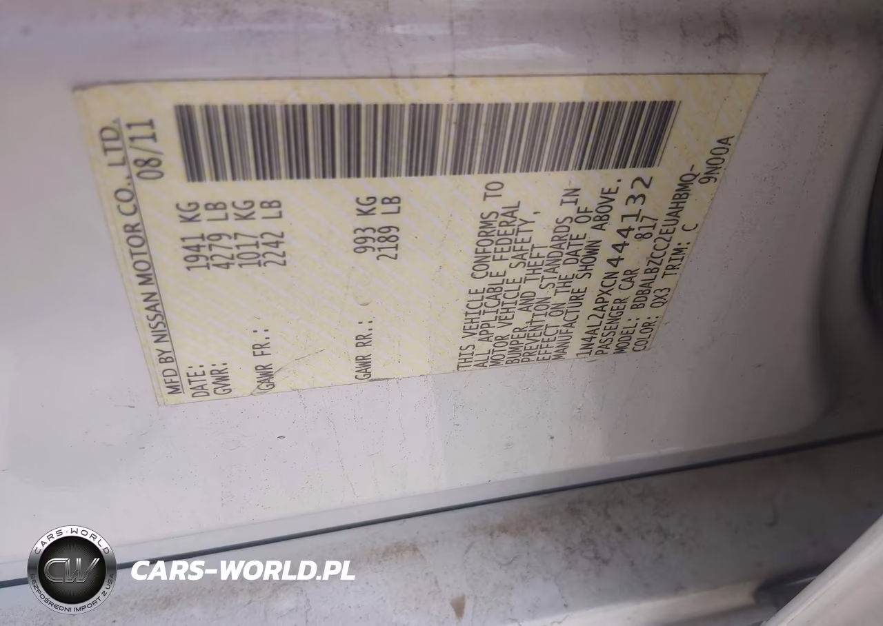 2012 Nissan Altima 2.5 S VIN:1N4AL2APXCN444132 - 9