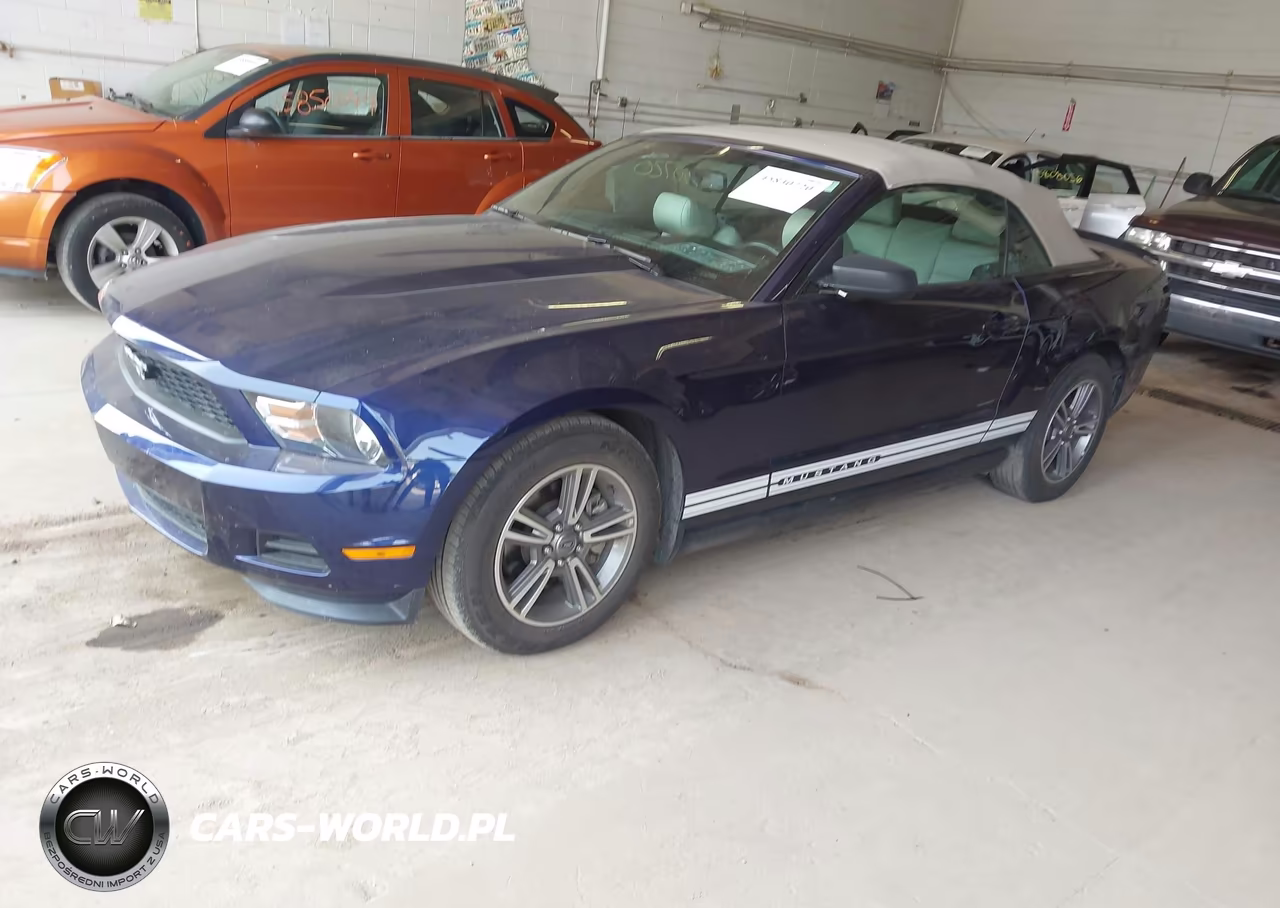 2012 Ford Mustang V6 Premium VIN:1ZVBP8EM5C5286317 - 2