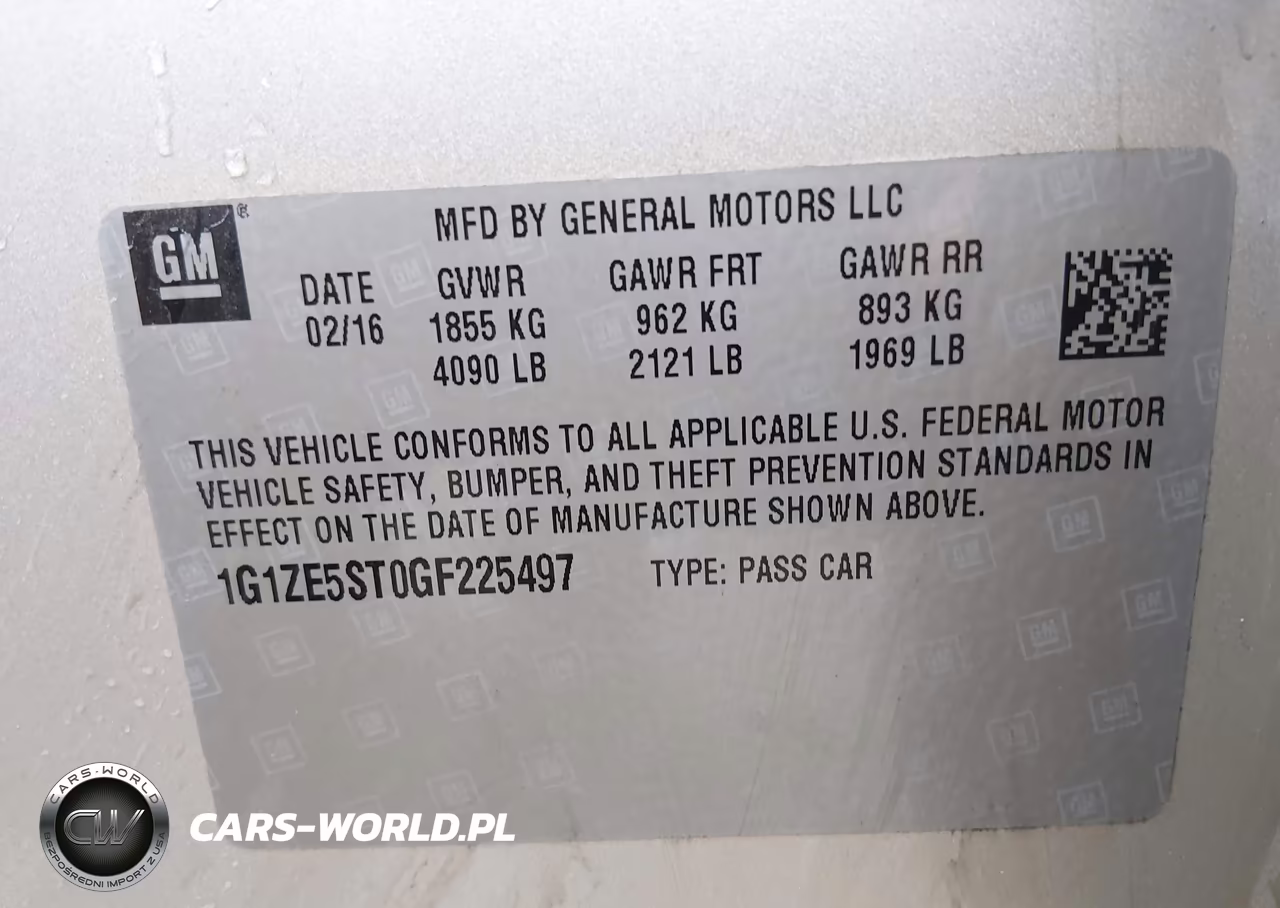 2016 Chevrolet Malibu 1Lt VIN:1G1ZE5ST0GF225497 - 9