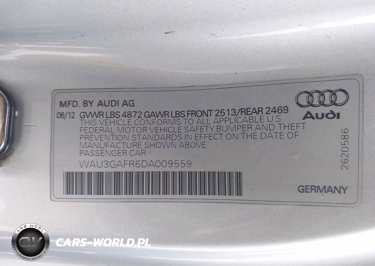 2013 Audi S5 3.0T Premium Plus VIN:WAU3GAFR6DA009559 - 9