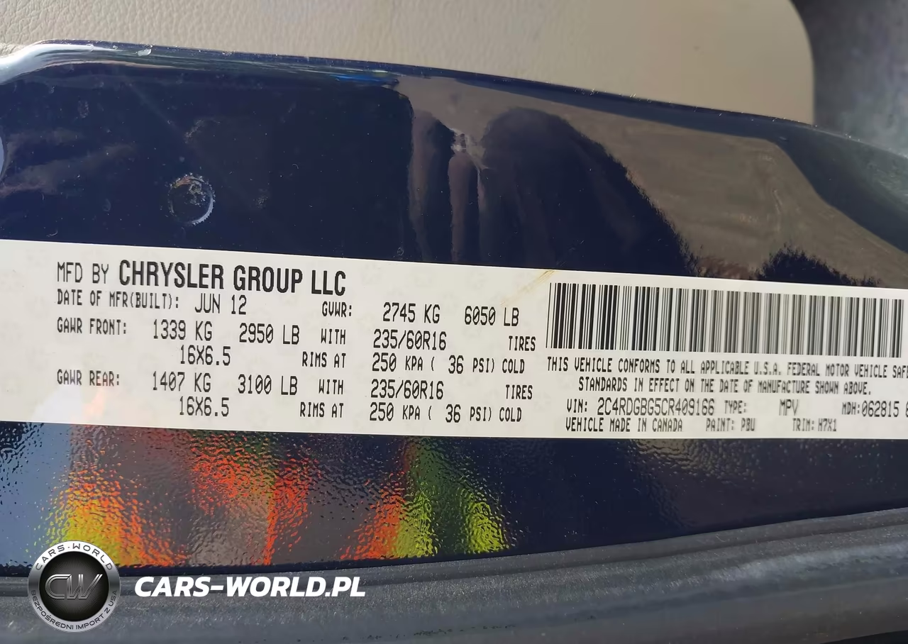 2012 Dodge Grand Caravan Se-Avp VIN:2C4RDGBG5CR409166 - 9