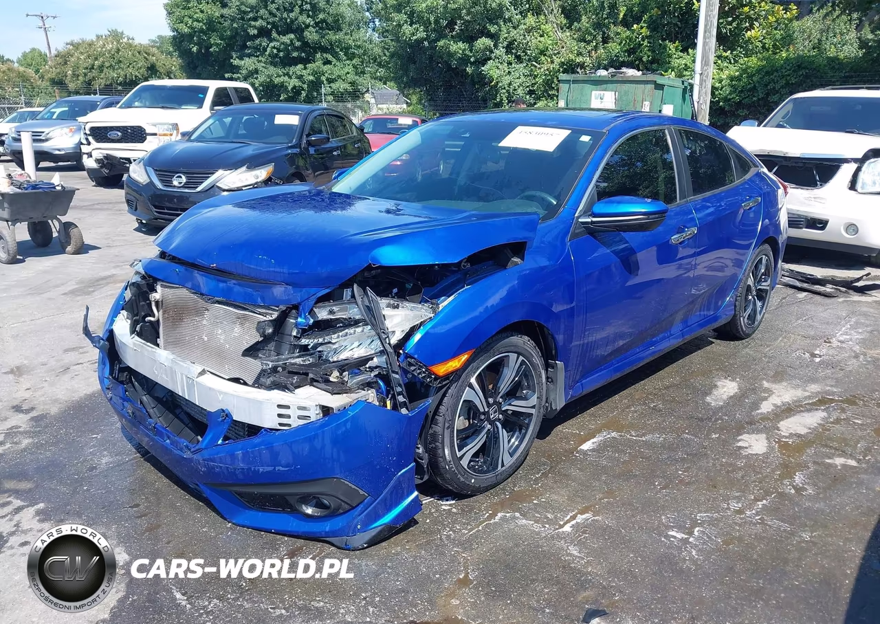 2016 Honda Civic Touring VIN:19XFC1F96GE025533 - 2