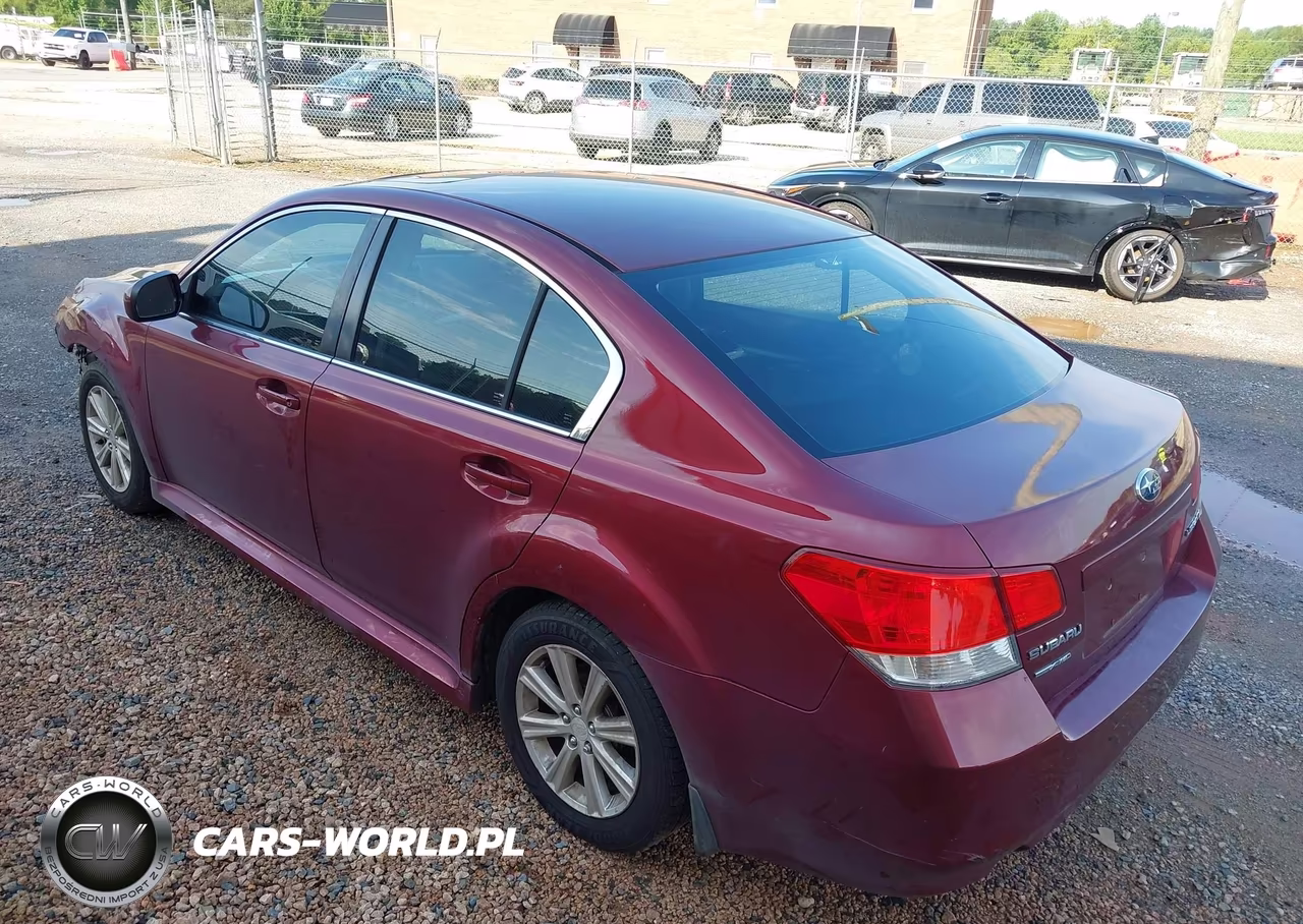 2012 Subaru Legacy 2.5I Premium VIN:4S3BMBG66C3036460 - 3