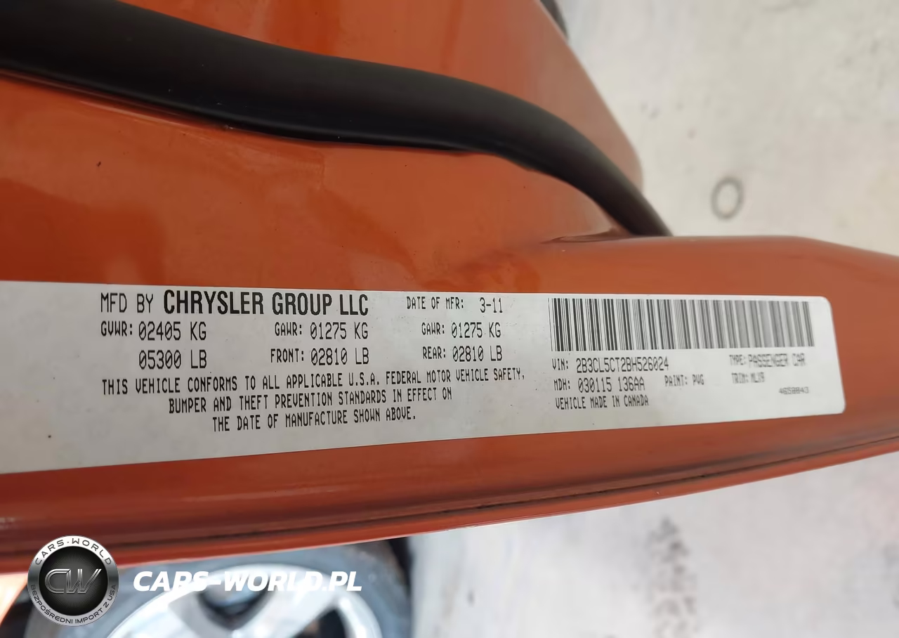 2011 Dodge Charger R-T VIN:2B3CL5CT2BH526024 - 9
