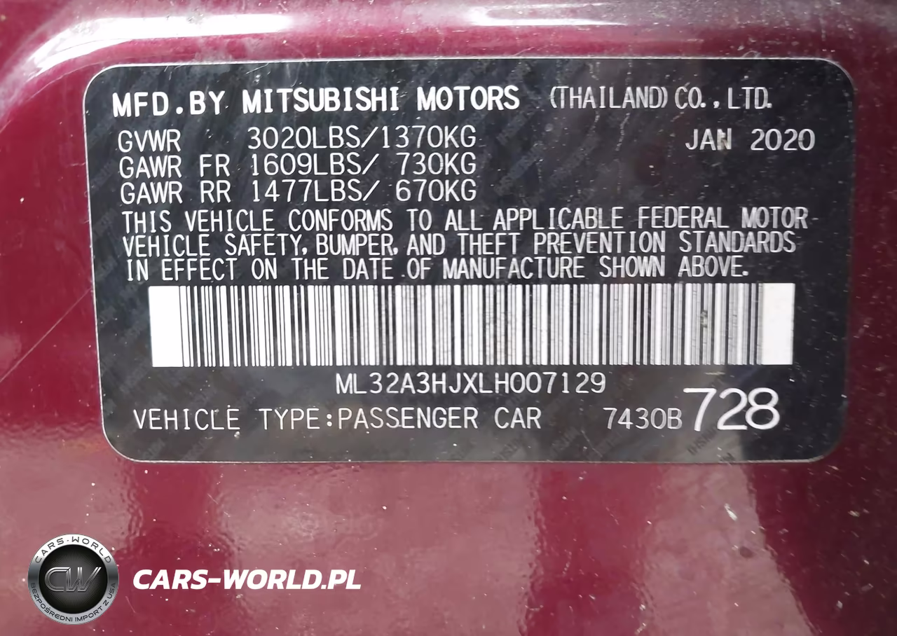 2020 Mitsubishi Mirage Es-Se VIN:ML32A3HJXLH007129 - 9