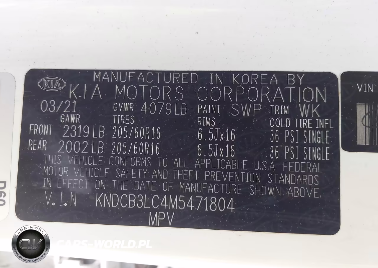 2021 Kia Niro Lx VIN:KNDCB3LC4M5471804 - 9