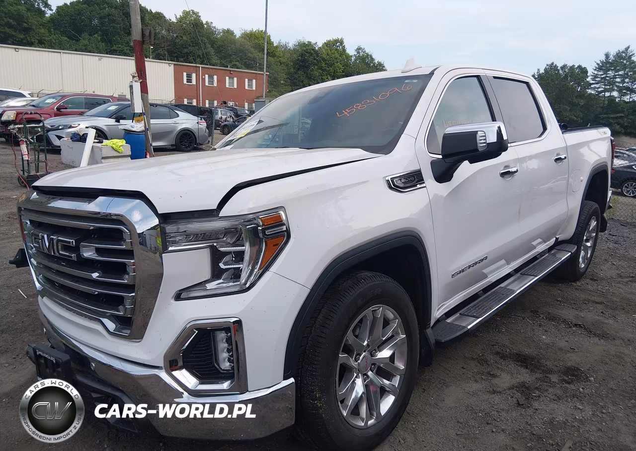 2021 GMC Sierra 1500 4Wd Short Box Slt VIN:3GTU9DED1MG201496 - 2