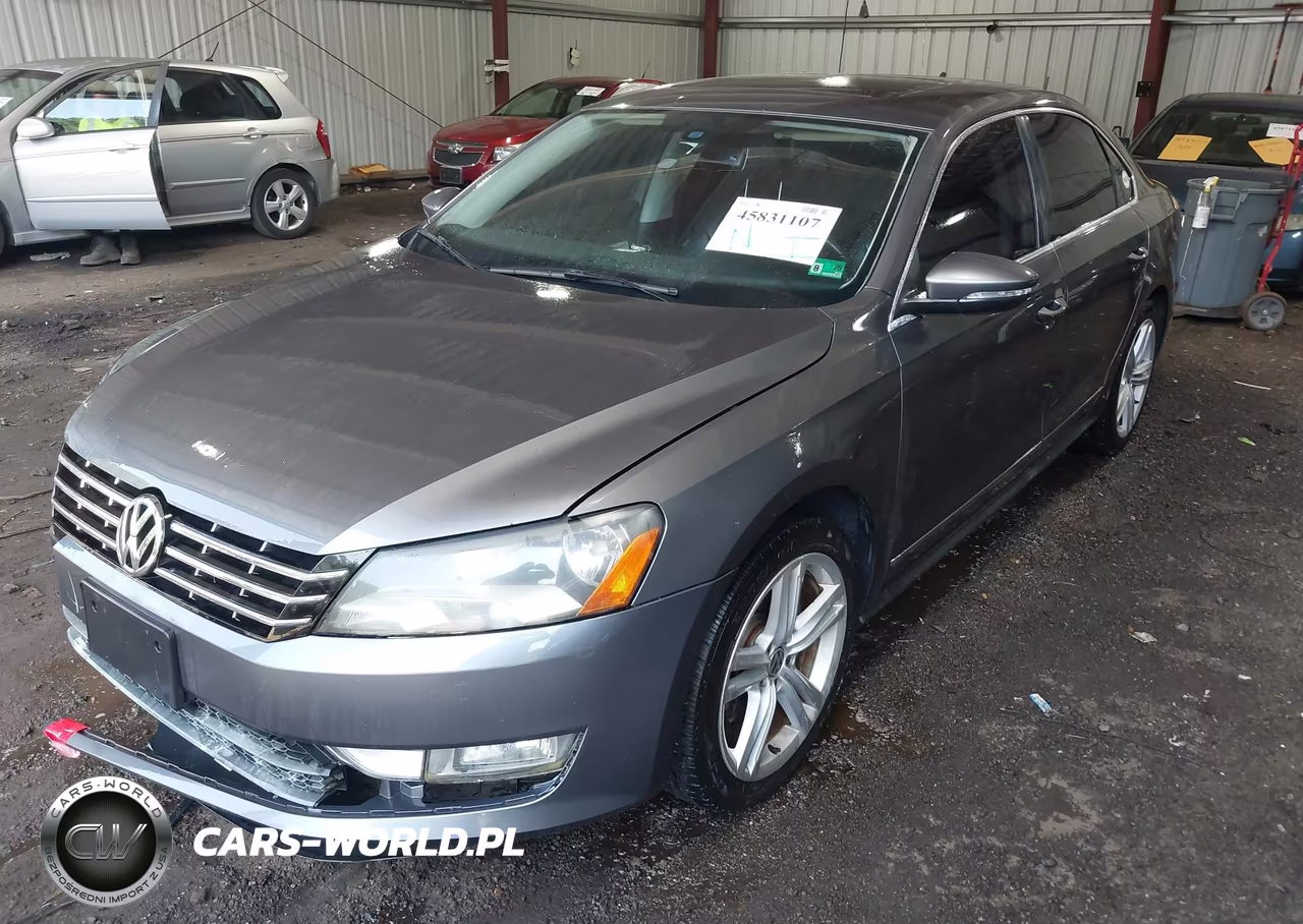 2012 Volkswagen Passat 2.0L Tdi Sel Premium VIN:1VWCN7A39CC033823 - 2