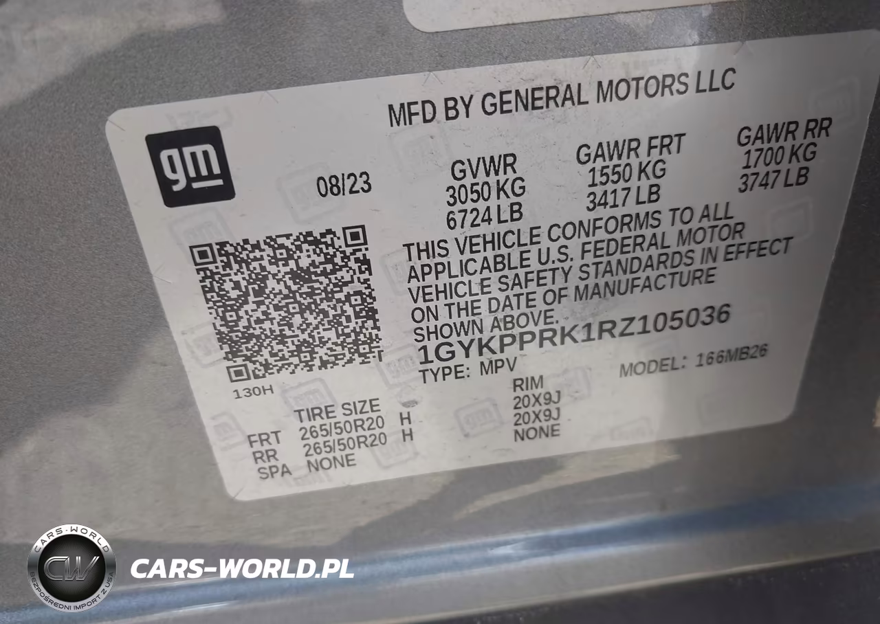 2024 Cadillac Lyriq Luxury W-1Sc VIN:1GYKPPRK1RZ105036 - 9