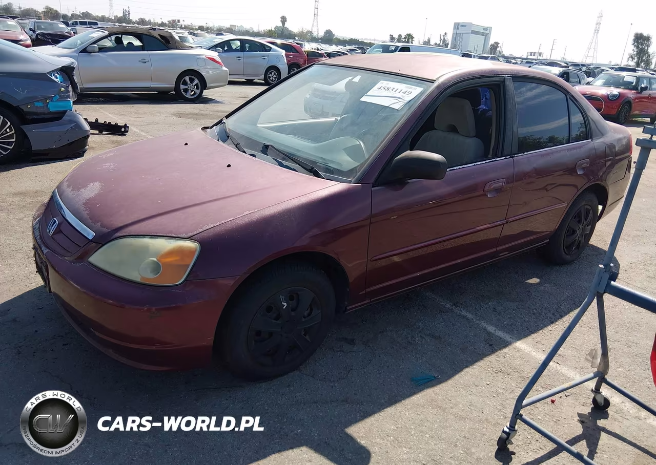 2003 Honda Civic Lx VIN:JHMES16593S002328 - 2