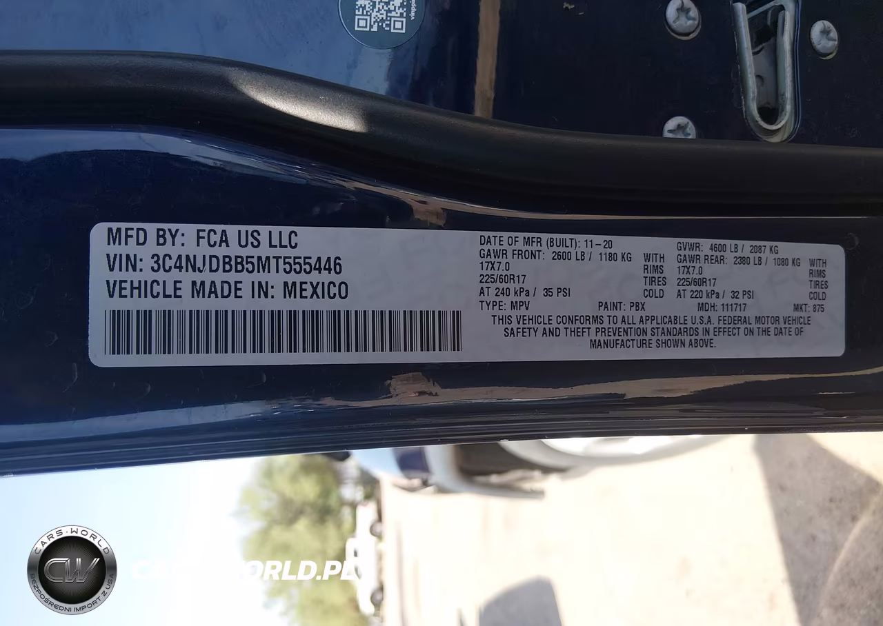 2021 Jeep Compass Latitude 4X4 VIN:3C4NJDBB5MT555446 - 9