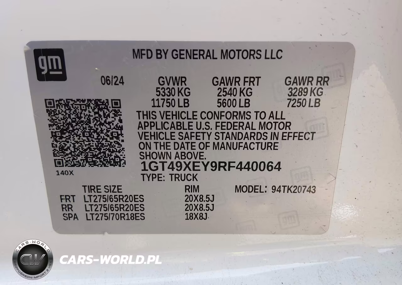 2024 GMC Sierra 2500Hd 4Wd Standard Bed Denali Ultimate VIN:1GT49XEY9RF440064 - 8
