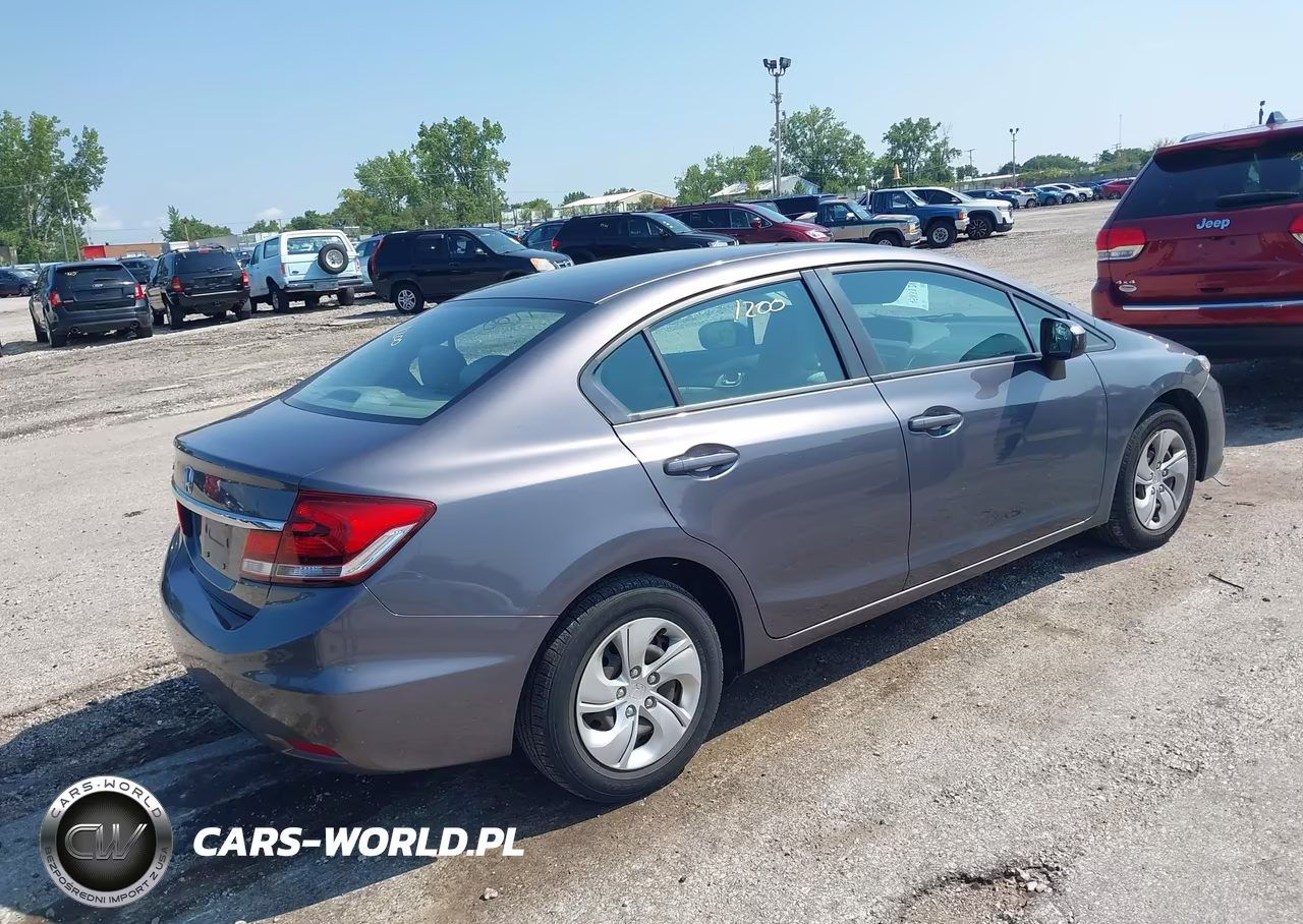 2015 Honda Civic Lx VIN:19XFB2F51FE095591 - 4