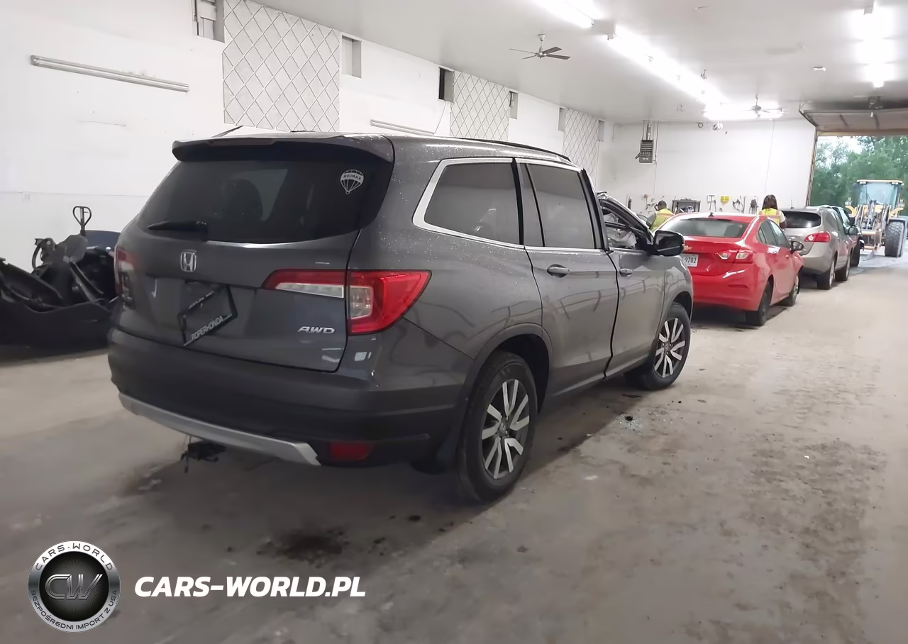 2020 Honda Pilot Awd Ex-L VIN:5FNYF6H51LB015178 - 4