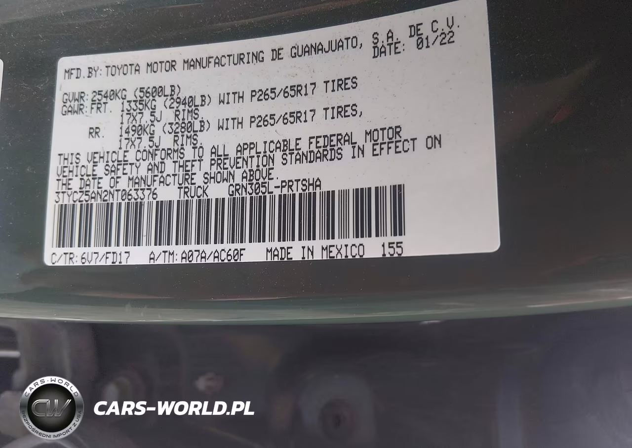 2022 Toyota Tacoma Trd Sport VIN:3TYCZ5AN2NT063376 - 9