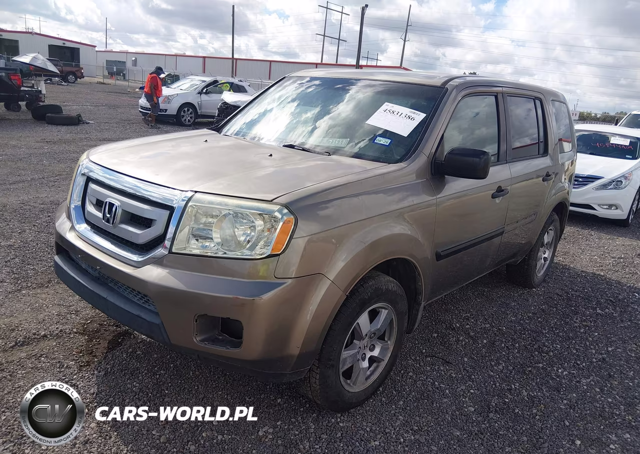 2009 Honda Pilot Lx VIN:5FNYF38249B025927 - 2