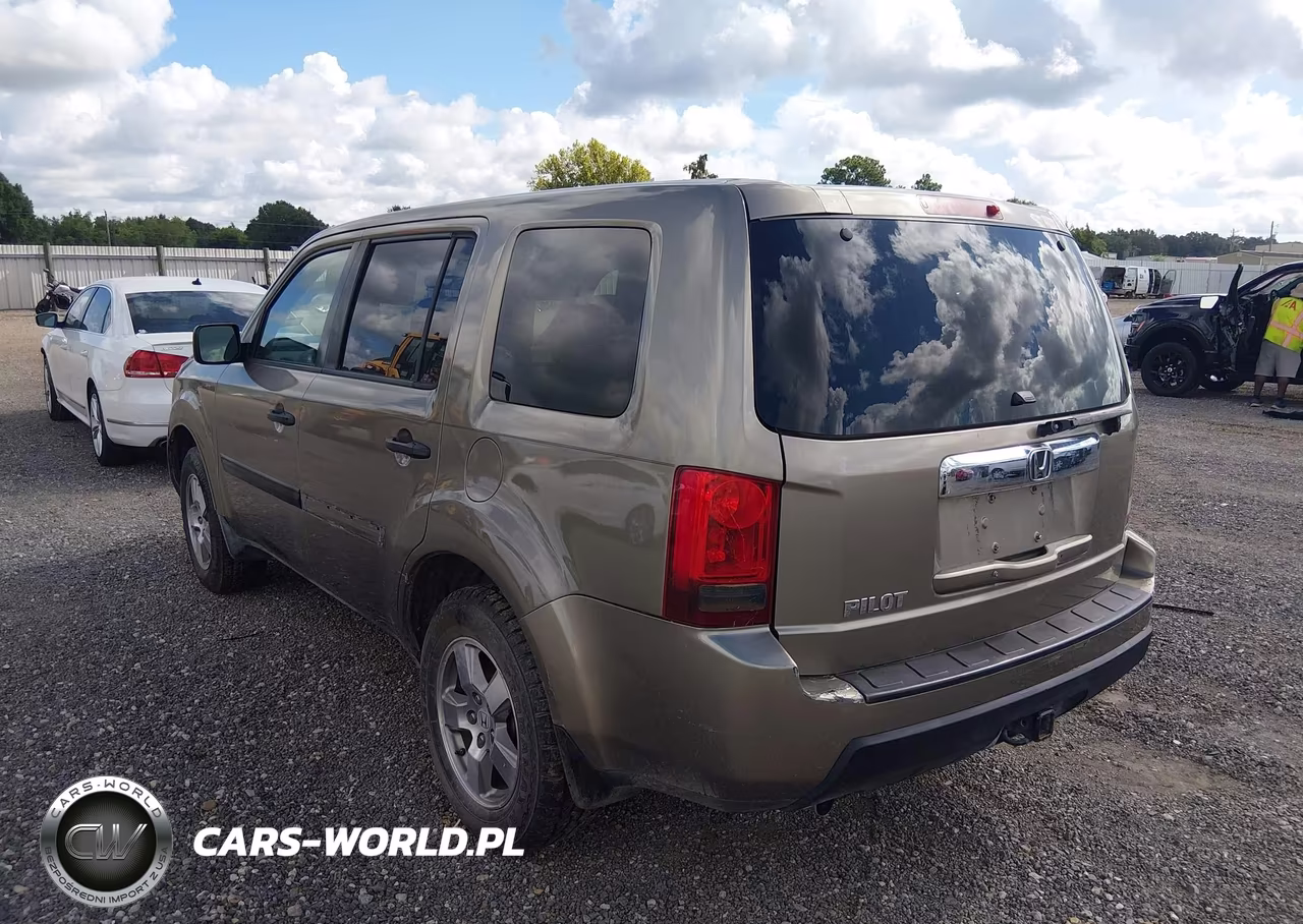 2009 Honda Pilot Lx VIN:5FNYF38249B025927 - 3