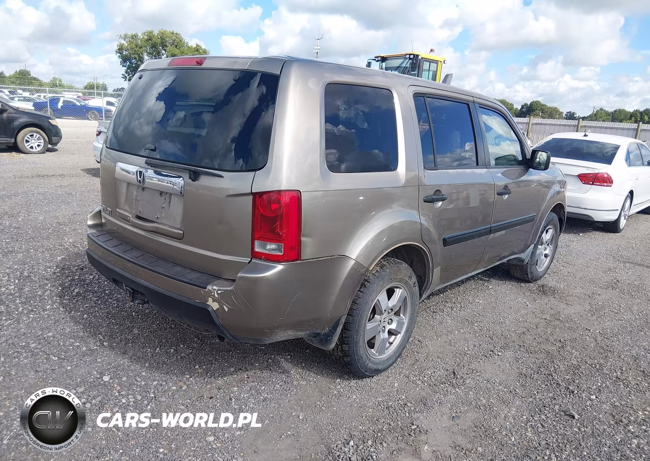 2009 Honda Pilot Lx VIN:5FNYF38249B025927 - 4