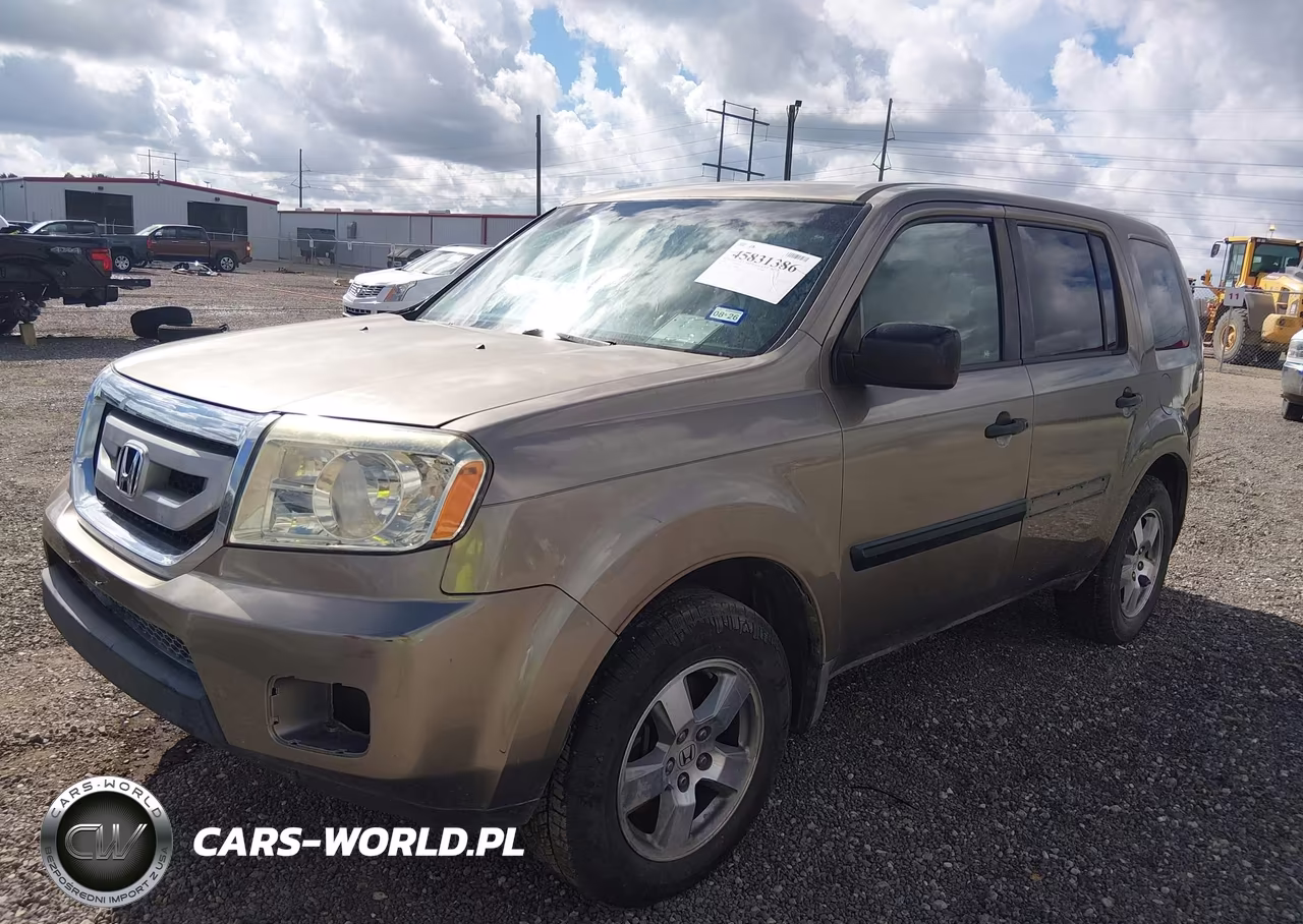 2009 Honda Pilot Lx VIN:5FNYF38249B025927 - 6