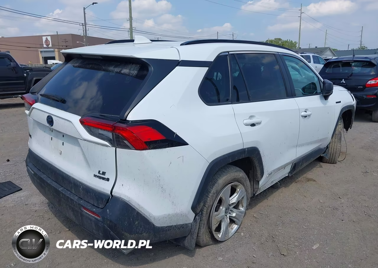2021 Toyota Rav4 Hybrid Le VIN:4T3LWRFV6MU016725 - 4