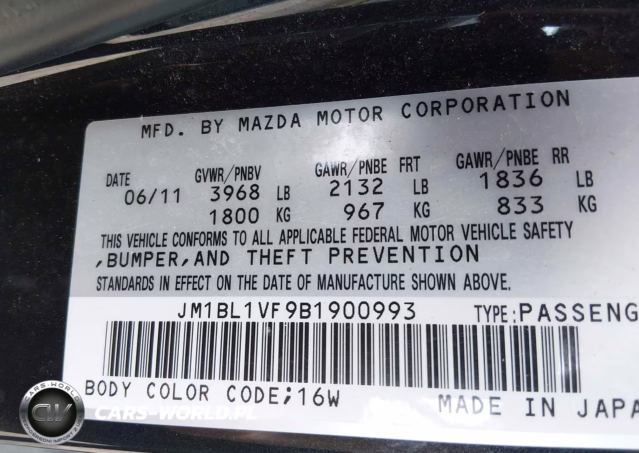 2011 Mazda Mazda3 I Touring VIN:JM1BL1VF9B1900993 - 9