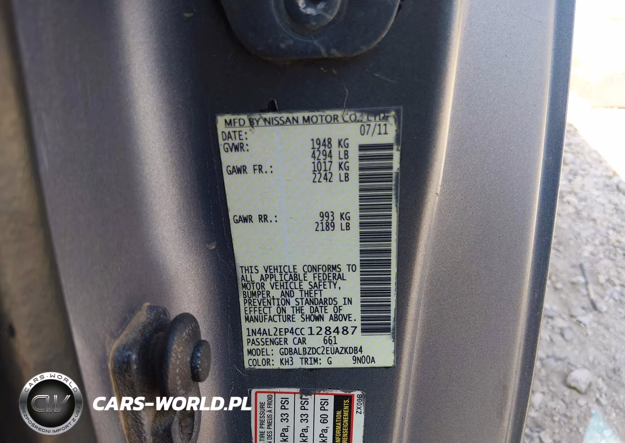 2011 Nissan Altima 2.5 S VIN:1N4AL2EP2BC149305 - 9